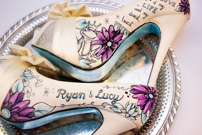 Painted Wedding Shoes
 wedding shoes – The English Wedding Blog