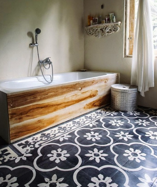 Painting Bathroom Floor Tiles
 Painting Bathroom Floor Tiles to Bring Positive Energy