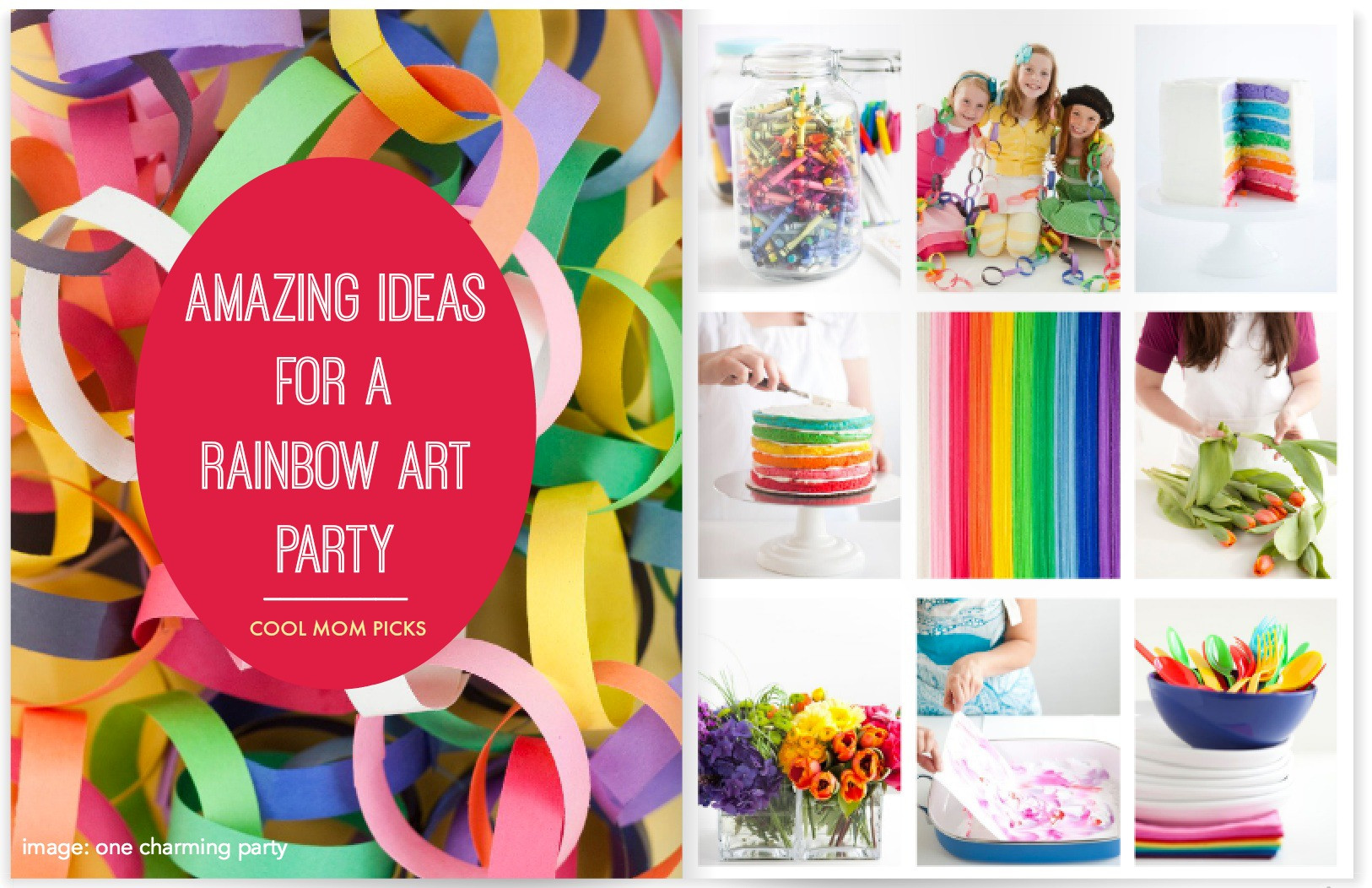 Painting Games For Adults
 How to throw a rainbow art party Ideas with a creative twist