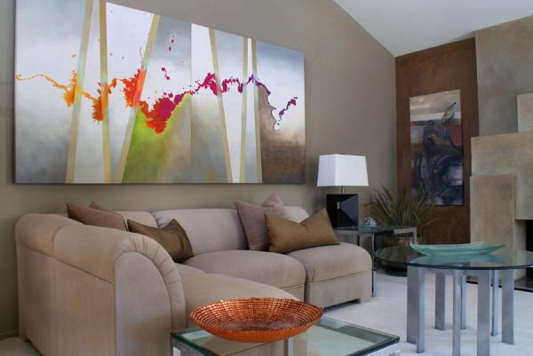 Paintings For Living Room
 How To Use Abstract Wall Art In Your Home Without Making