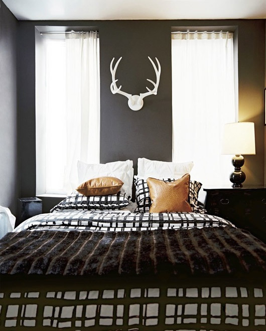 Paintings For Mens Bedroom
 10 Ways to Decorate with Antlers Megan Brooke Handmade