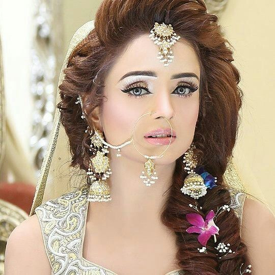 Pakistani Wedding Hairstyles
 Latest Pakistani Bridal Wedding Hairstyles 2016 2017