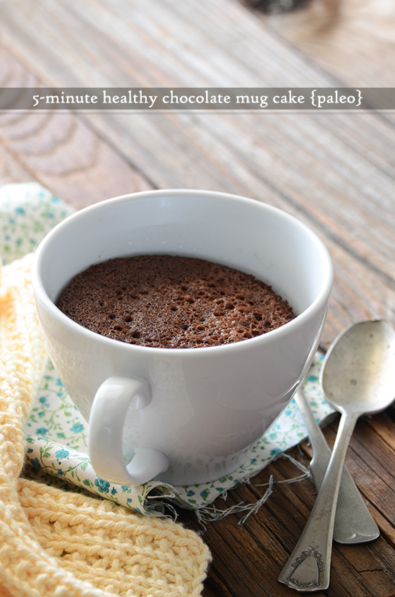 Paleo Choc Mug Cake
 5 Minute Healthy Chocolate Mug Cake Paleo