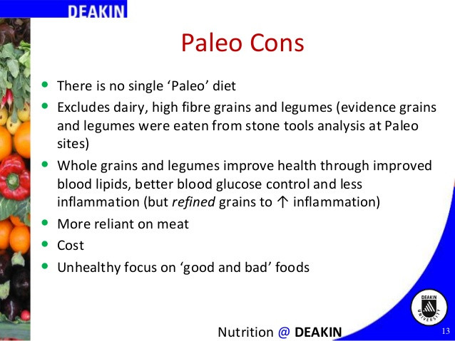 Paleo Diet Pro And Cons
 Paleo and Low Carb Diets for Diabetes