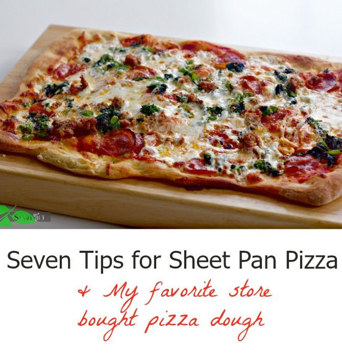 Pan Pizza Dough Recipes
 Sheet Pan Pizza with Trader Joe s Pizza Dough