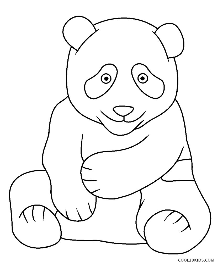 Panda Coloring Pages For Kids
 Free Printable Panda Coloring Pages For Kids