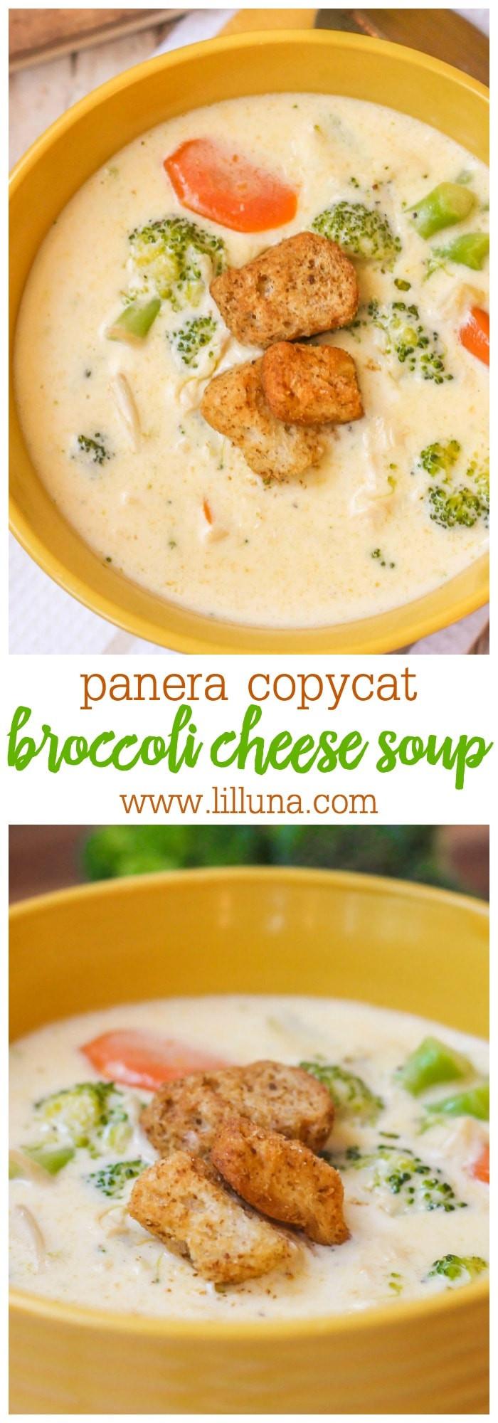 Panera Broccoli Cheddar Soup Ingredients
 Copycat Panera Broccoli Cheese Soup Recipe