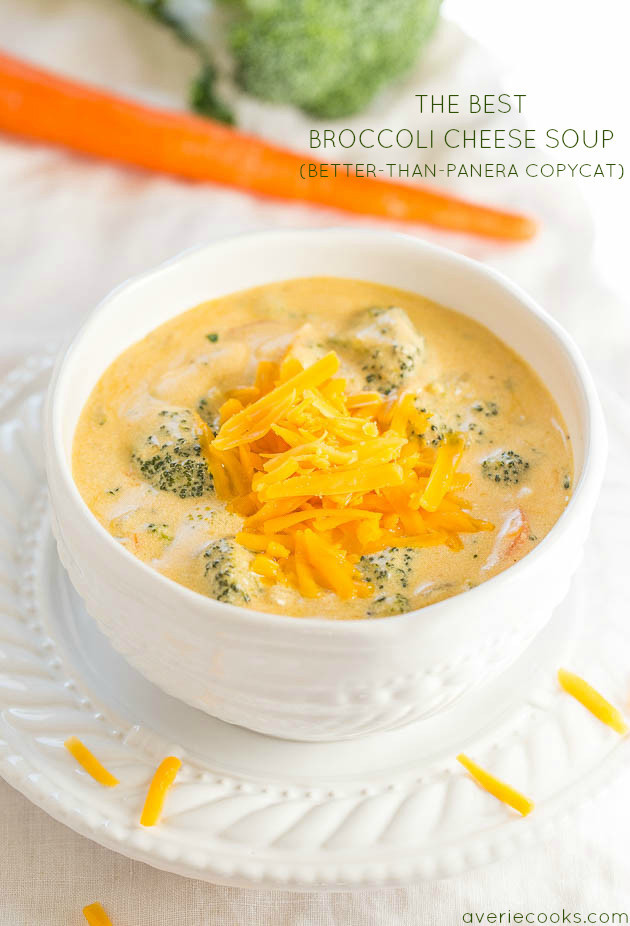 Panera Broccoli Cheddar Soup Ingredients
 The Best Broccoli Cheese Soup Better Than Panera Copycat