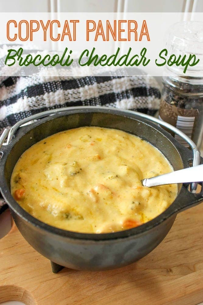 Panera Broccoli Cheddar Soup Ingredients
 The Best Ever Copycat Panera Broccoli Cheddar Soup Recipe