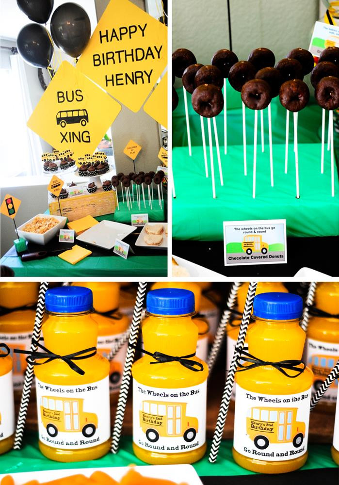 Party Bus Food Ideas
 Kara s Party Ideas Wheels The Bus Party Planning Ideas