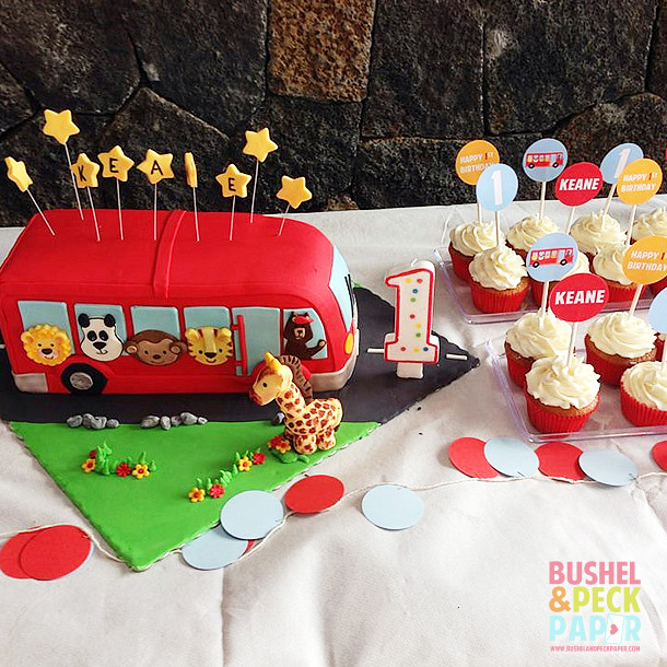 Party Bus Food Ideas
 Wheels on the Bus Party Birthday Party Ideas