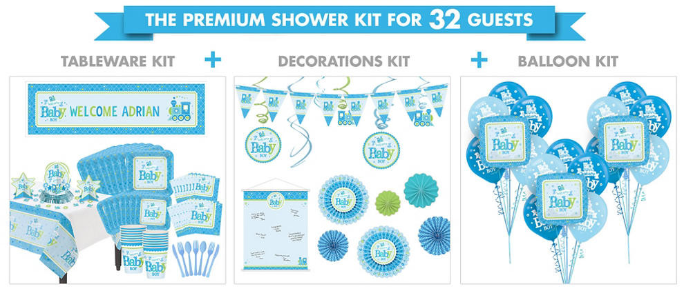Party City Baby Boy
 Wel e Baby Boy Baby Shower Party Supplies Party City