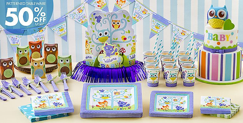 Party City Baby Boy
 Baby Shower Themes Baby Shower Tableware Party City