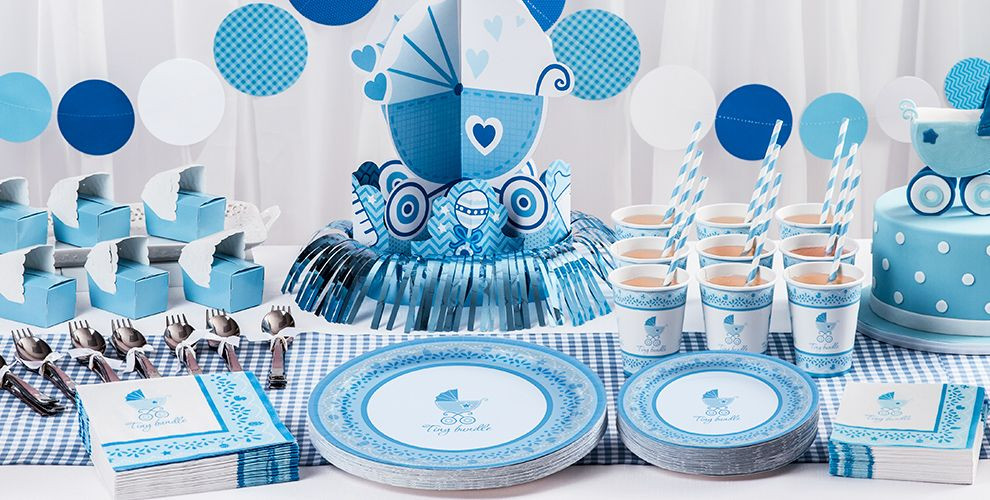 Party City Baby Boy Shower Decorations
 Celebrate Boy Baby Shower Supplies Party City