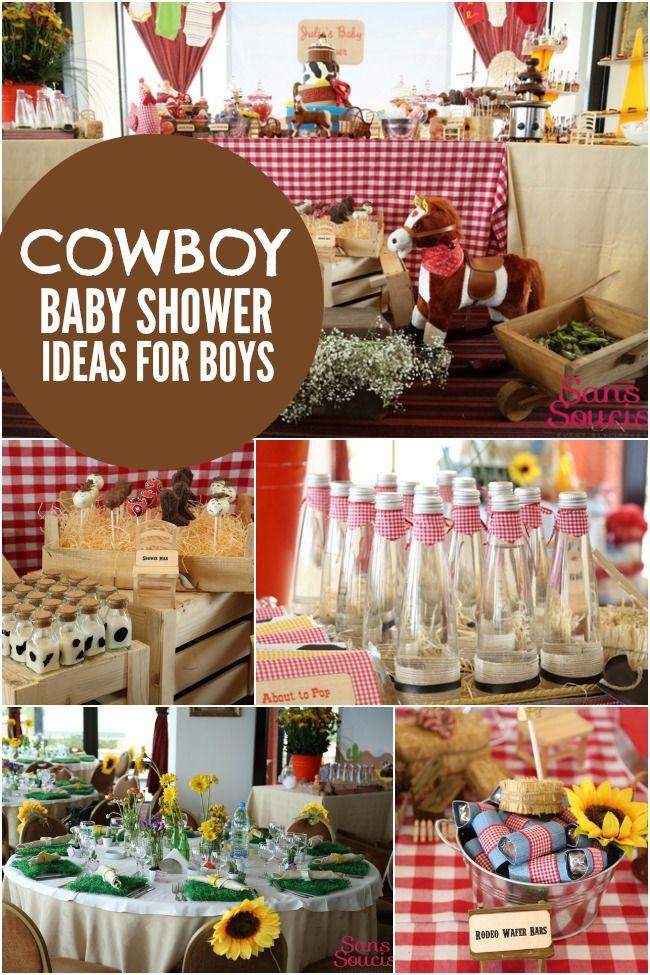 Party City Baby Shower Themes For A Boy
 Bouncing Baby Buckaroo Cowboy Themed Baby Shower