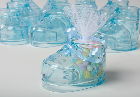 Party City Baby Shower Themes For A Boy
 Blue Baby Bootie Shower Favors It s a Boy Theme Baby