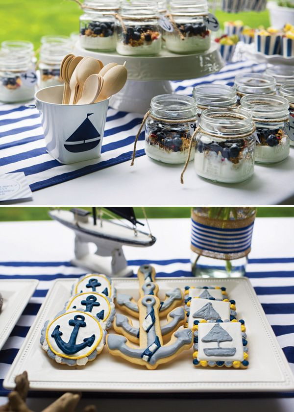 Party City Baby Shower Themes For A Boy
 "Ahoy it s a Boy" Preppy Nautical Baby Shower