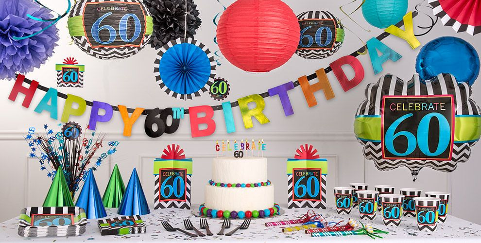 Party City Birthday Supplies
 Celebrate 60th Birthday Party Supplies 60th Birthday