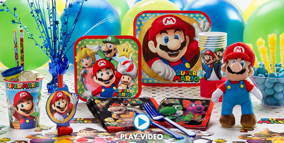 Party City Birthday Supplies
 Super Mario Party Supplies Super Mario Birthday Ideas