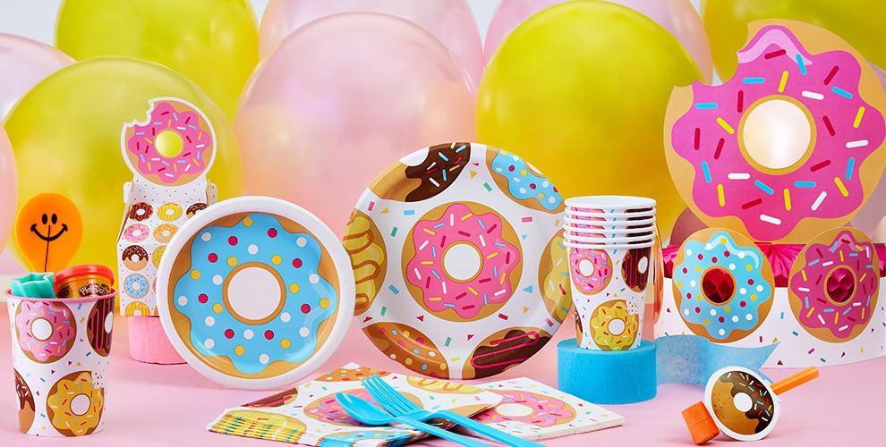 Party City Birthday Supplies
 Donut Party Supplies Donut Birthday Party