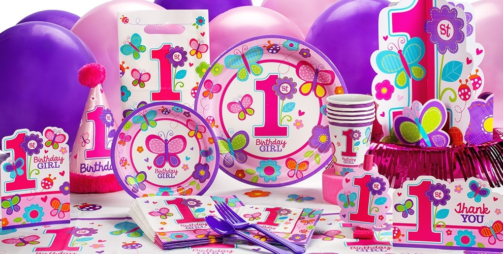 Party City Birthday Supplies
 Sweet Girl 1st Birthday Party Supplies 1st Birthday