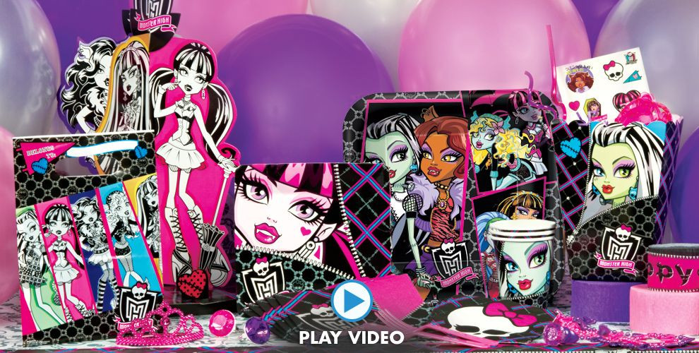 Party City Birthday Supplies
 Monster High Party Supplies Monster High Birthday Ideas