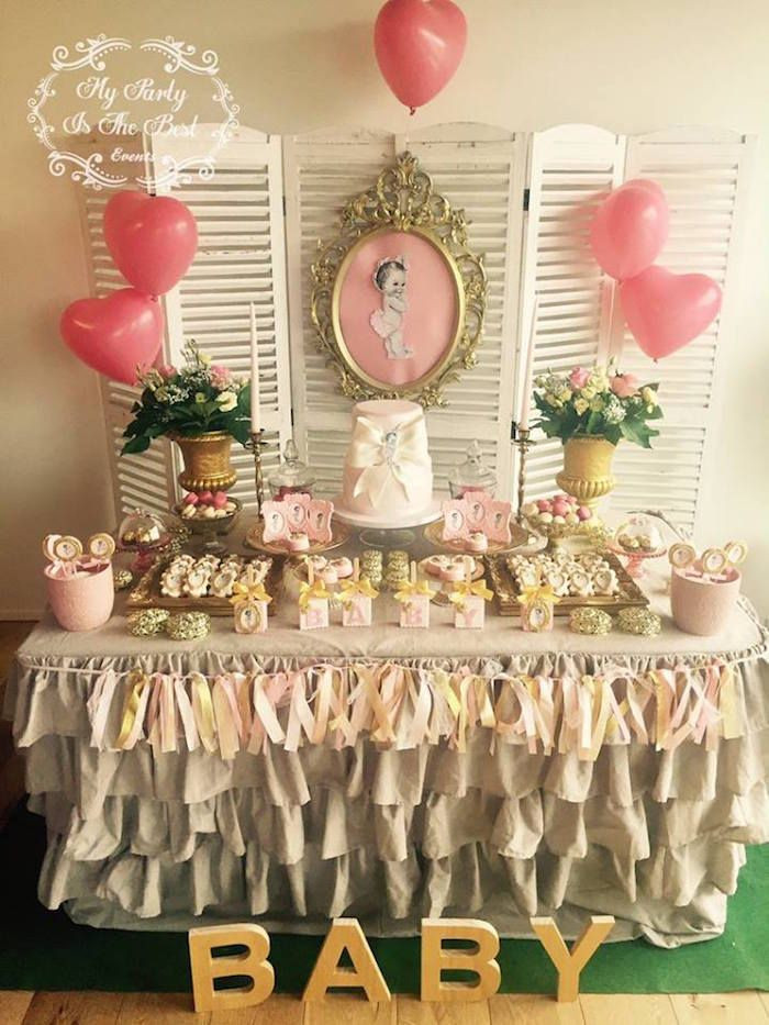 Party Decorations Baby Shower
 Vintage Baby Doll Baby Shower