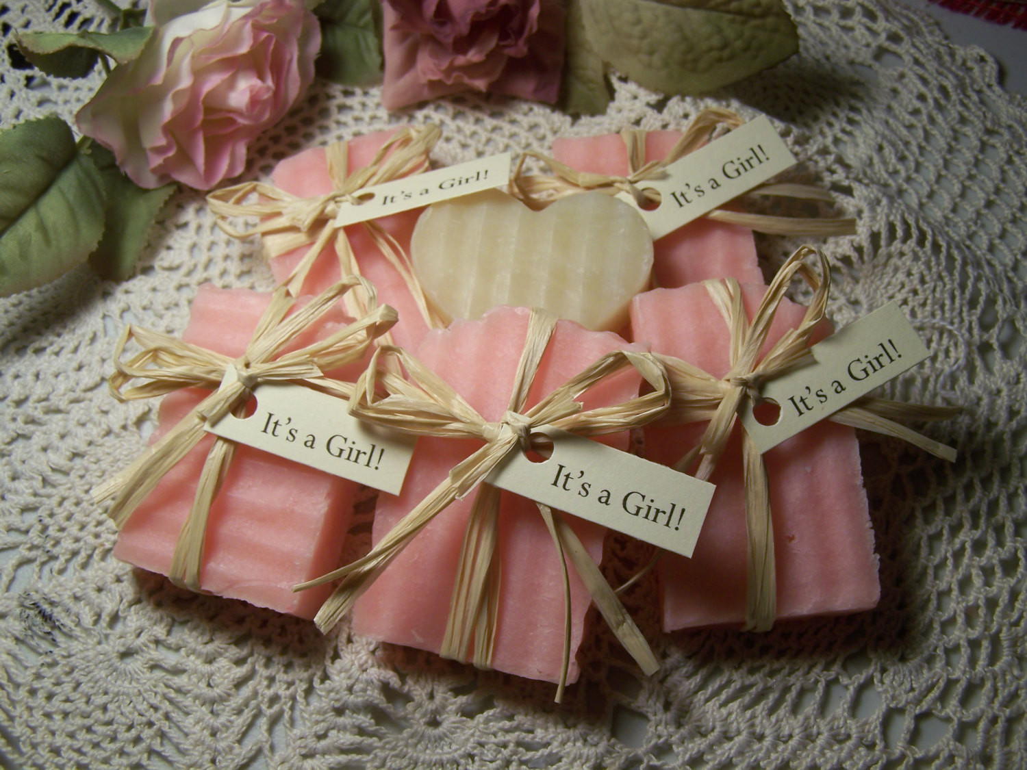 Party Favors For Baby Girl Shower
 It s a Girl Baby shower favors mini soaps 30 soaps