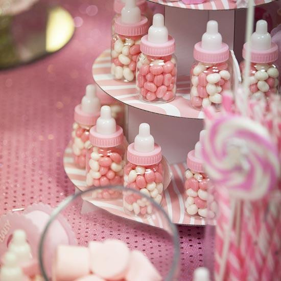 Party Favors For Baby Girl Shower
 Pink Baby Bottle Shower Favors It s a Girl Theme Baby