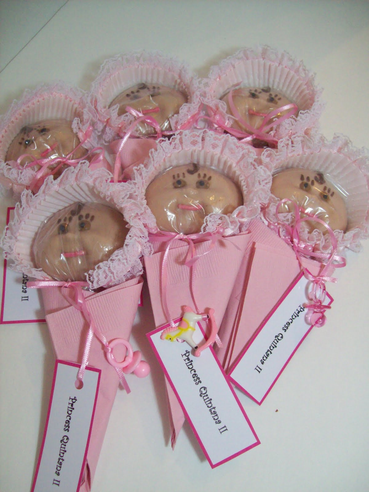Party Favors For Baby Girl Shower
 CedarGap Creations Cookies Chocolate Bonnet Babes Girl