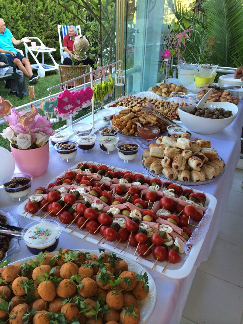 Party Food Ideas Buffet Finger Foods
 firstbirthdayfeast feast partyfood fingerfood
