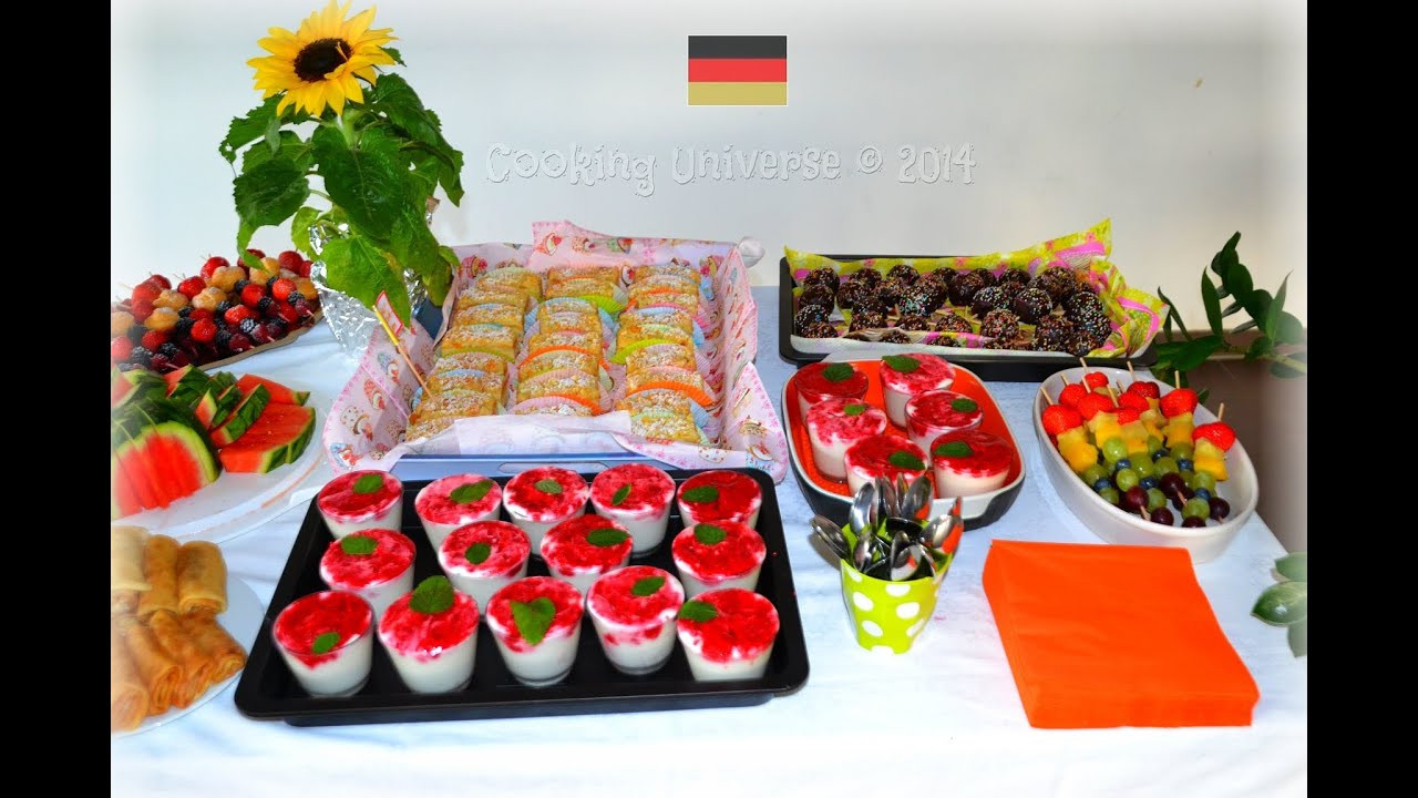 Party Food Ideas Buffet Finger Foods
 Fingerfood Canapes Appetizer Desserts Party Food Buffet