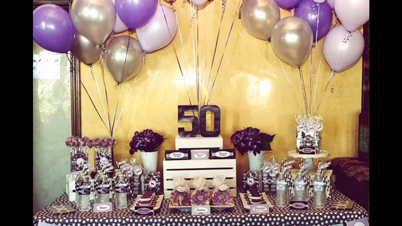 Party Ideas For 50Th Birthdays
 50th birthday party ideas