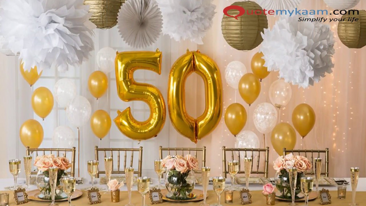 Party Ideas For 50Th Birthdays
 50th Birthday Celebration Ideas for a Memorable Bash