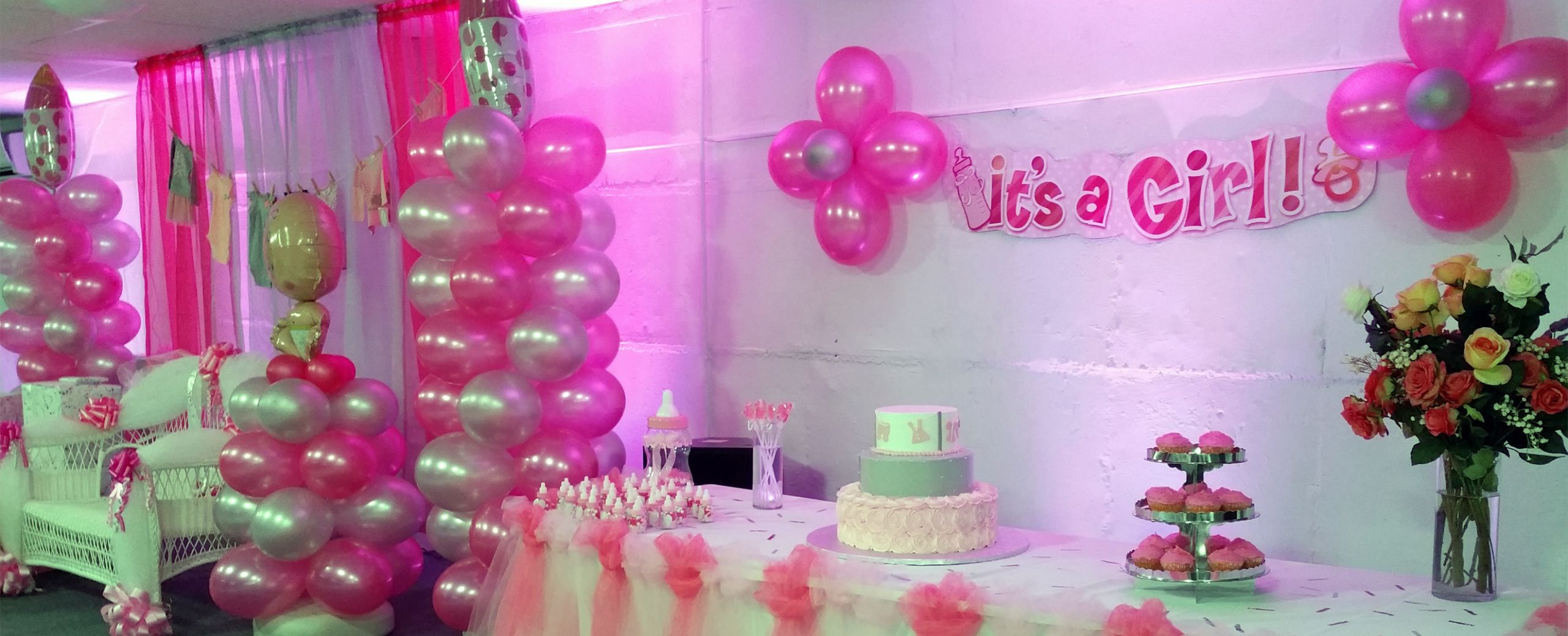 Party Room Rentals For Baby Shower
 girly baby shower BCR Signature Events
