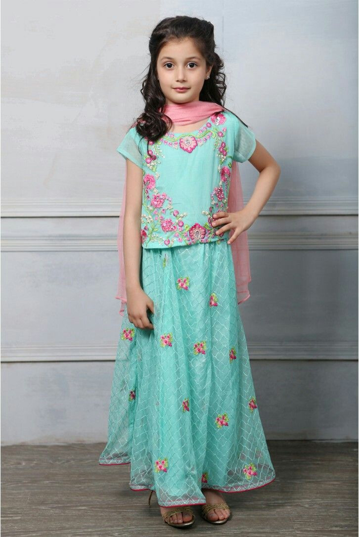 Party Wear Dress For Kids
 219 best Pakistani kids party wear images on Pinterest