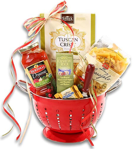 Pasta Basket Gift Ideas
 Buon Appetito Pasta Gift