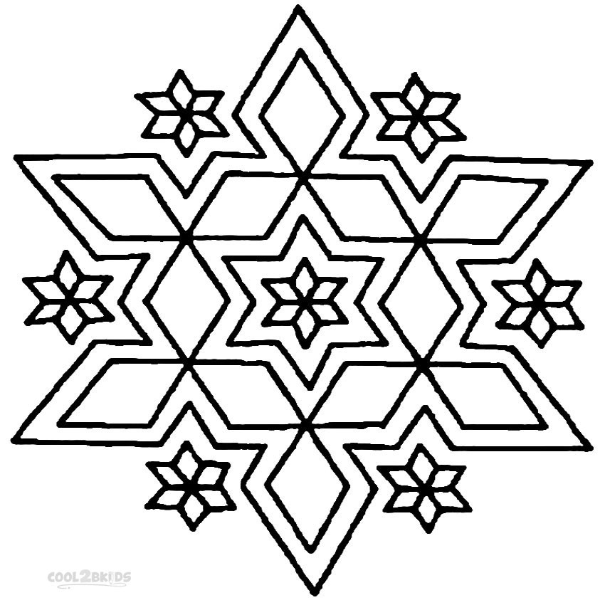 Pattern Coloring Pages For Kids
 Printable Rangoli Coloring Pages For Kids