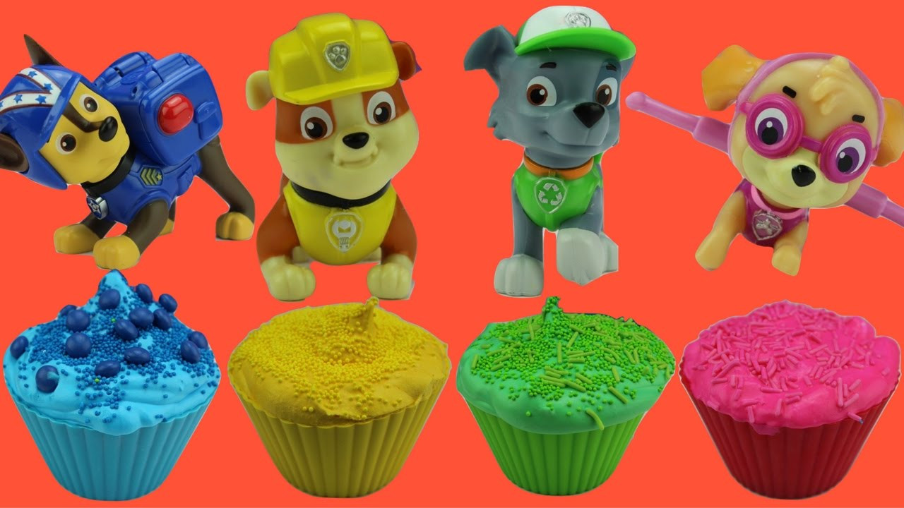 Paw Patrol Cupcakes
 Paw Patrol MAGIC CUPCAKES Learn Colors with a Magical