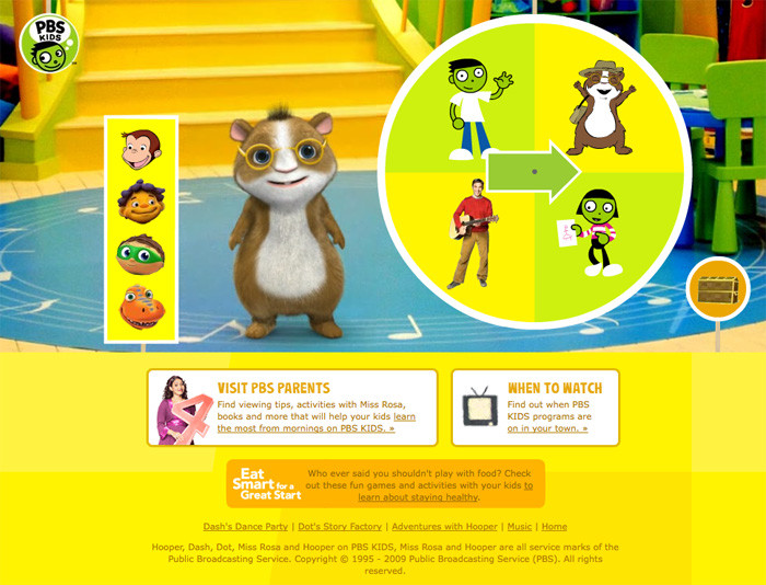 Hooper PBS Kids Games