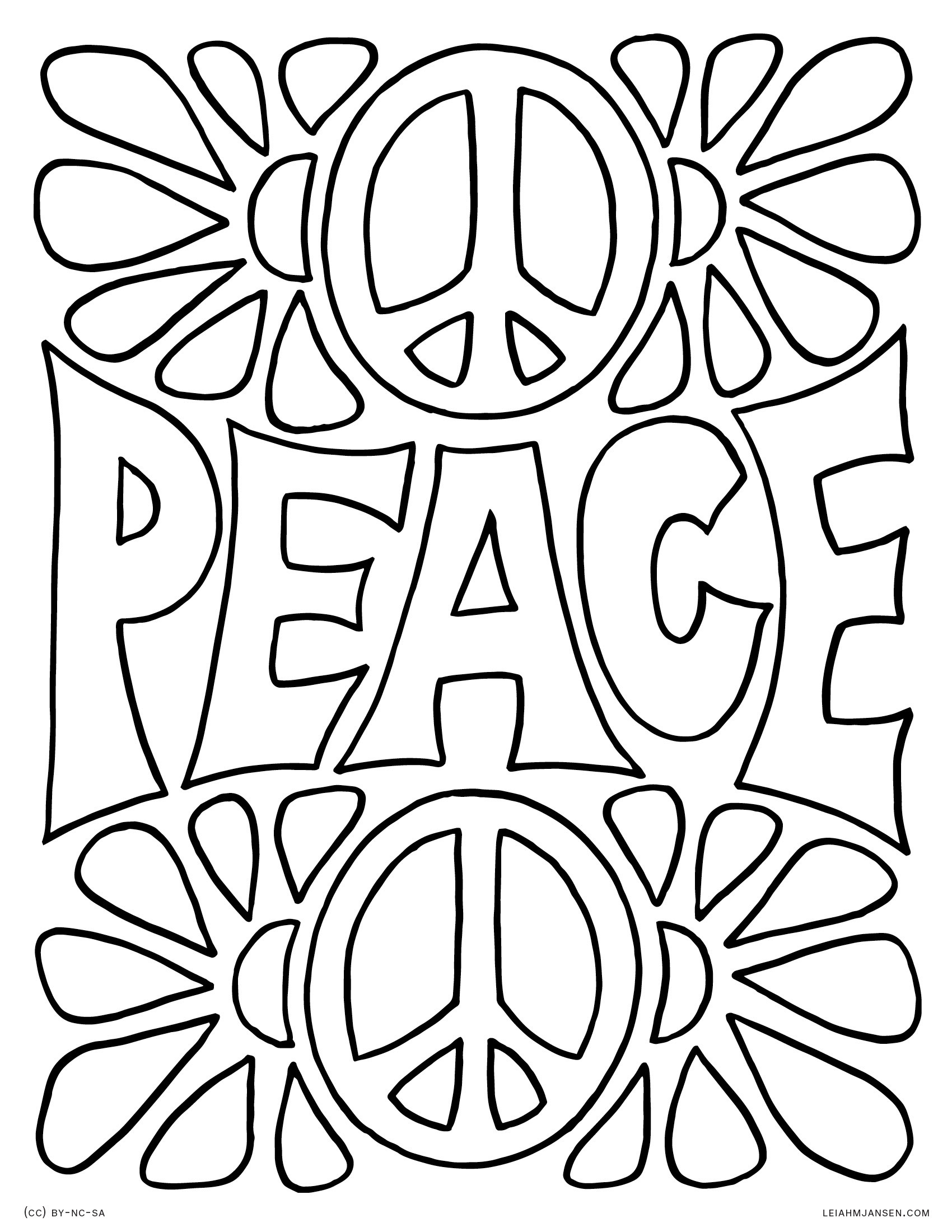 Peace Coloring Pages For Kids
 Coloring Pages