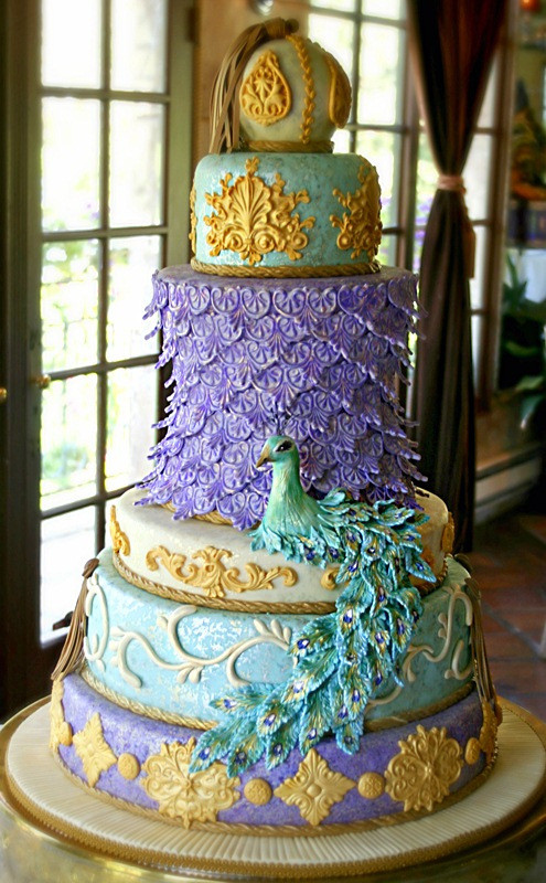 Peacock Wedding Cake
 peacock wedding cake