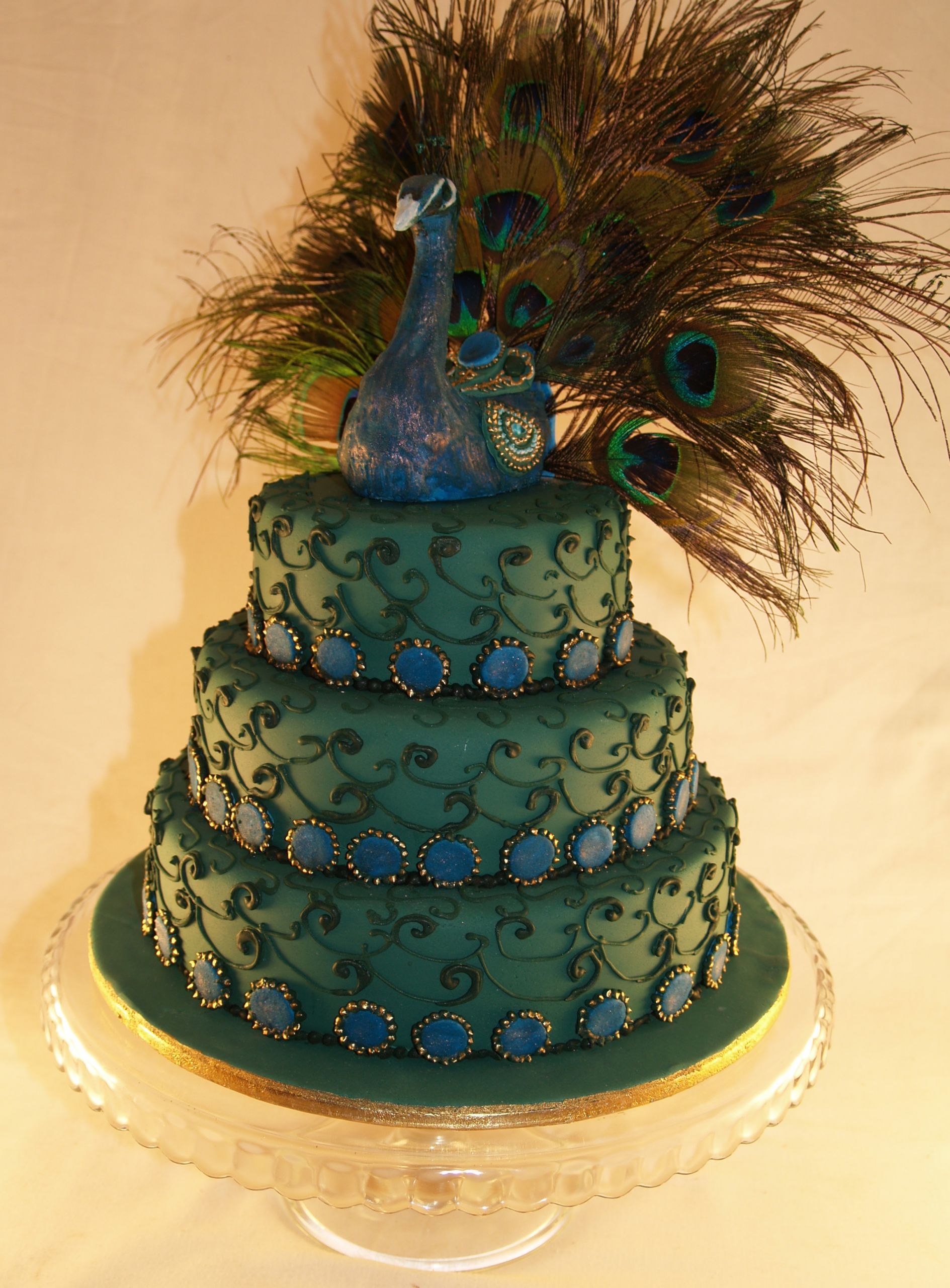 Peacock Wedding Cake
 peacock wedding cake