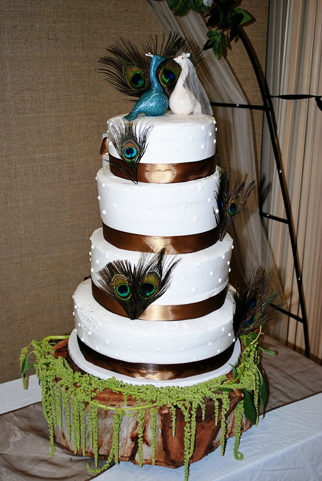 Peacock Wedding Cake
 The Castanons Peacock Wedding Cake