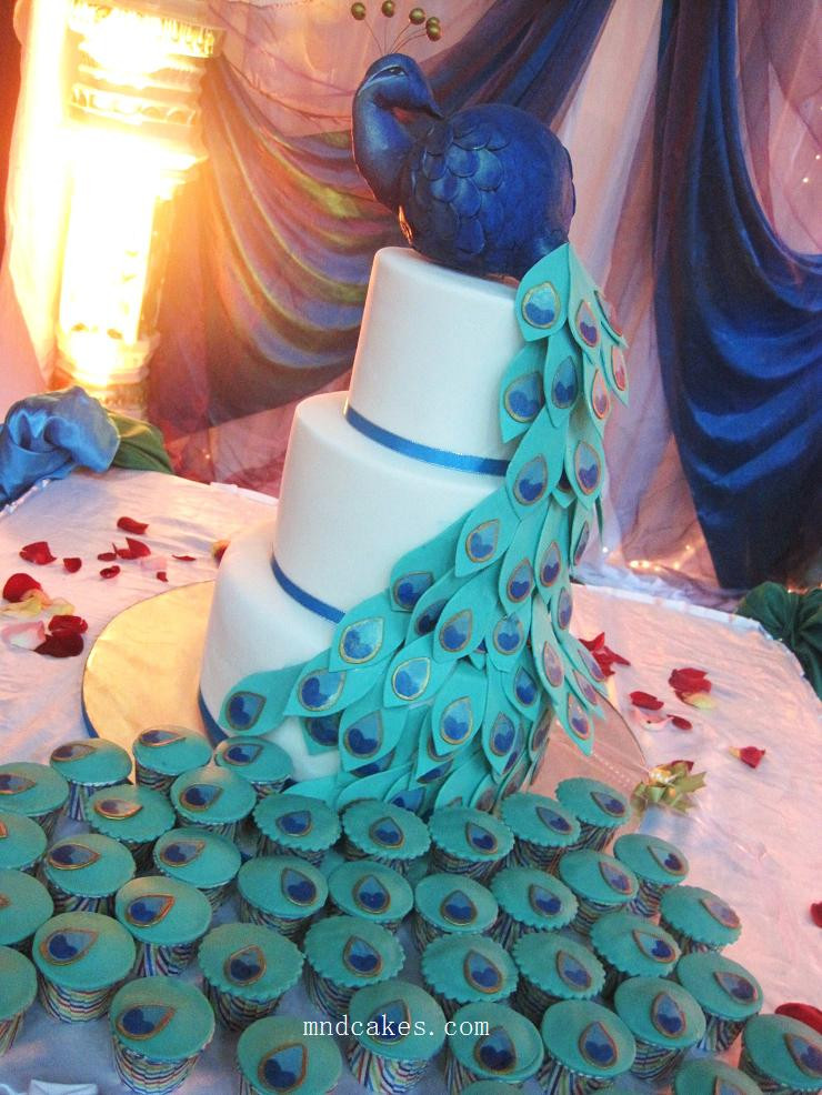 Peacock Wedding Cake
 Great Ideas for the Busy Little Bride Peacock Themed