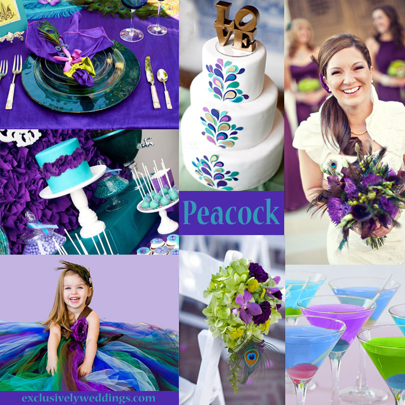 Peacock Wedding Colors
 Your Wedding Colors – Peacock