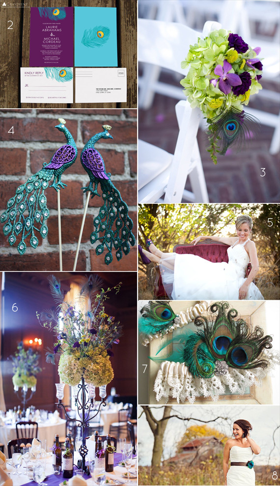 Peacock Wedding Colors
 Peacock Wedding Ideas Wedding Themes