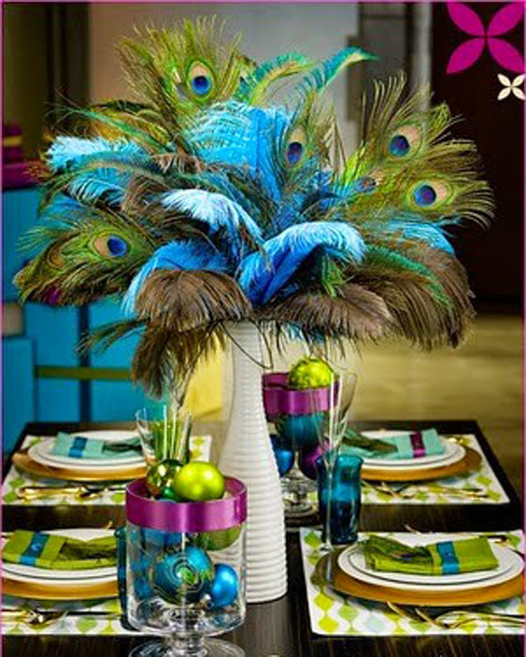 Peacock Wedding Colors
 Vibrant Peacock Wedding Colors