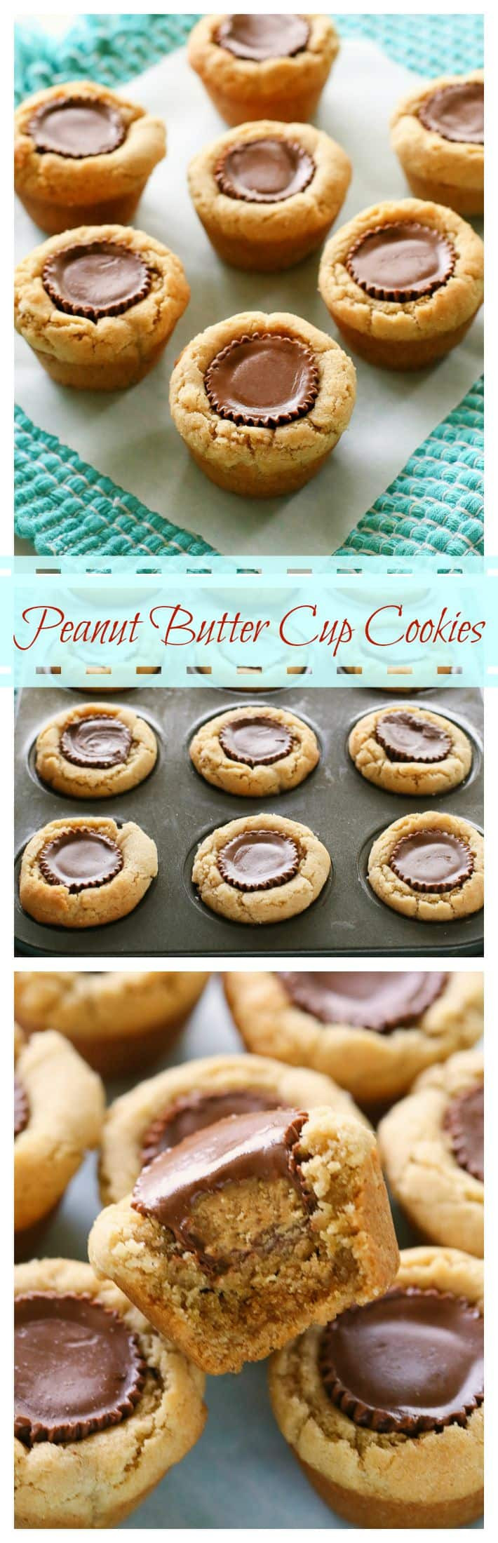 Peanut Butter Cookies With Peanut Butter Cups
 Peanut Butter Cup Cookies The Girl Who Ate Everything