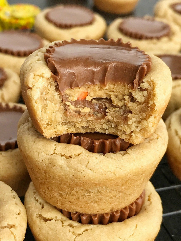 Peanut Butter Cookies With Peanut Butter Cups
 Reese s Peanut Butter Cookie Cups To her as Family